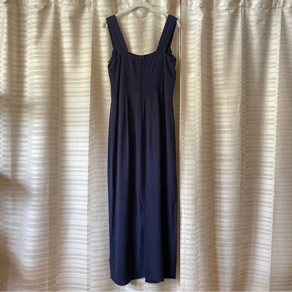 Reformation Graciella Navy Sleeveless Maxi Dress - Picture 4 of 6